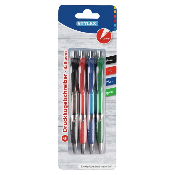 Set 4 pixuri Stylex, 4 culori