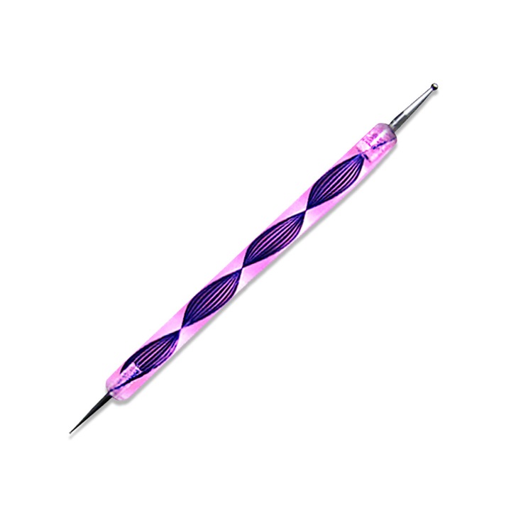 Instrument Puncte Cu Doua Capete, Cod 005, Punctator Manichiura, Instrumente Profesionale Manichiura
