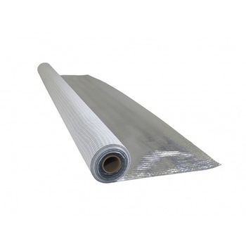 Folie reflectorizanta aluminiu 50 m. x 1,5 m. ( 75 m² ) Folie reflectorizanta aluminiu 50 m. x 1,5 m. ( 75 m² )