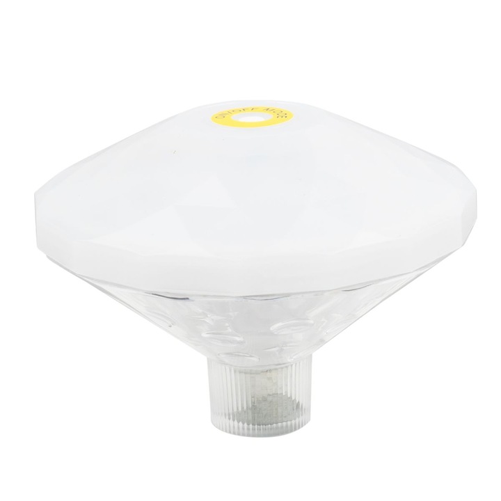 LED подводна лампа, Haushalt, форма на диамант, 8 режима на светене, многоцветна, 10.5×10.5×9.3 cm