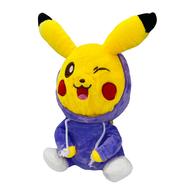 Plüss játék, Pokemon Pikachu 25 cm, lila