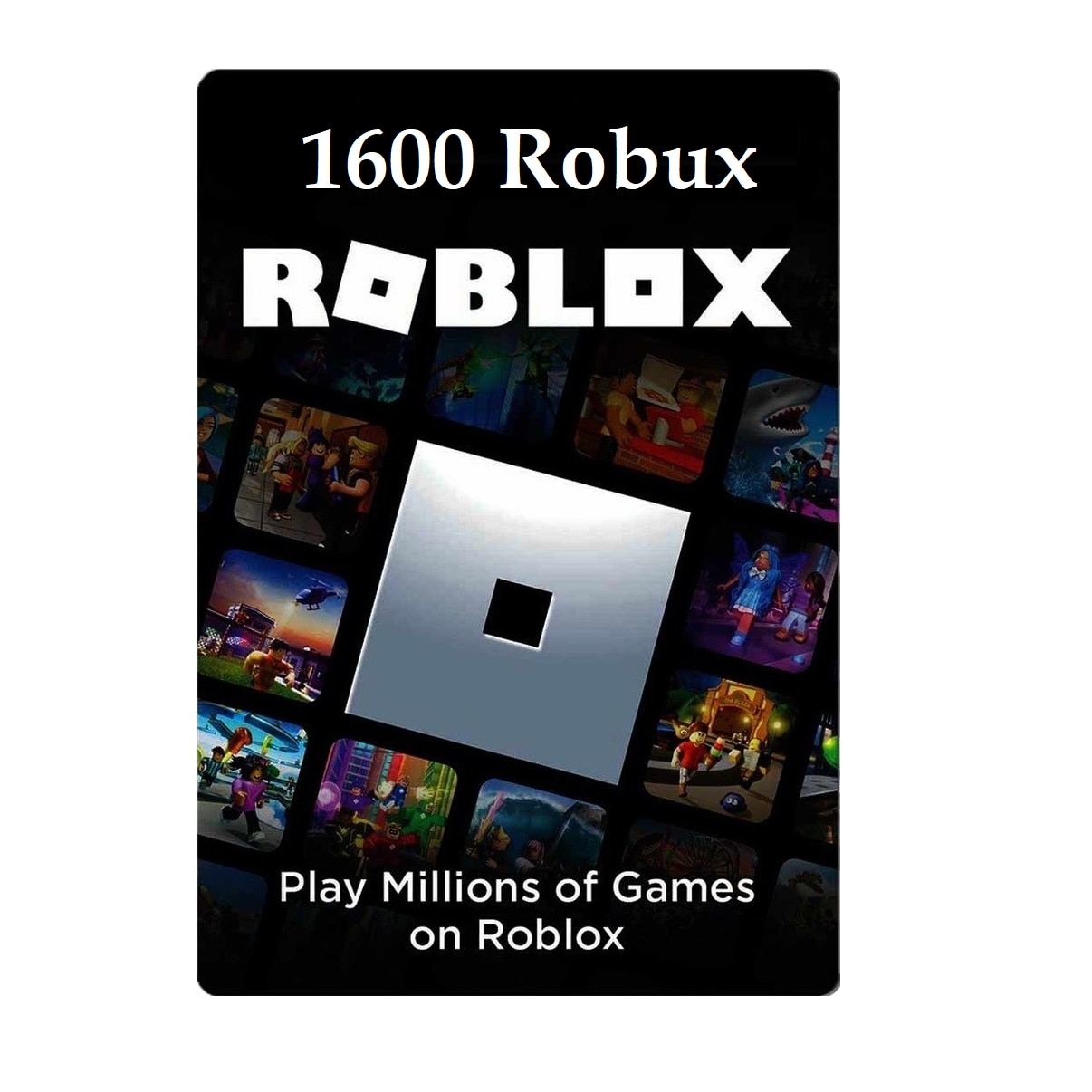 Código Roblox 1600 Robux Envio Imediato Cartão Digital - Escorrega o Preço
