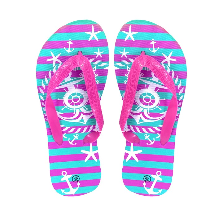 Дамски джапанки Chippo 130653, Котва, 36-40, Зелен, 36