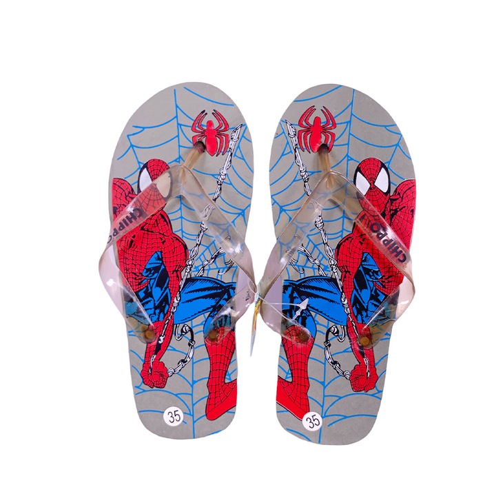 Детски Джапанки Spiderman 070618, Сив