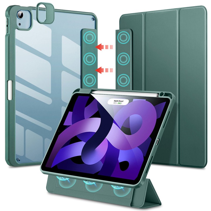 Husa pentru iPad Air 11 2024 / 2025​ M2, M3 - ESR Rebound Hybrid - Forest Green