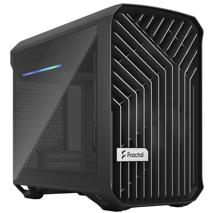 Компютърна кутия Fractal Design Torrent Nano TG, Черен, Mini Tower