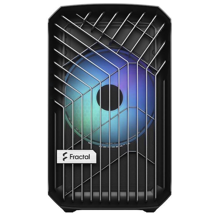 Компютърна кутия Fractal Design Torrent Nano RGB TG, Черен, Mini Tower