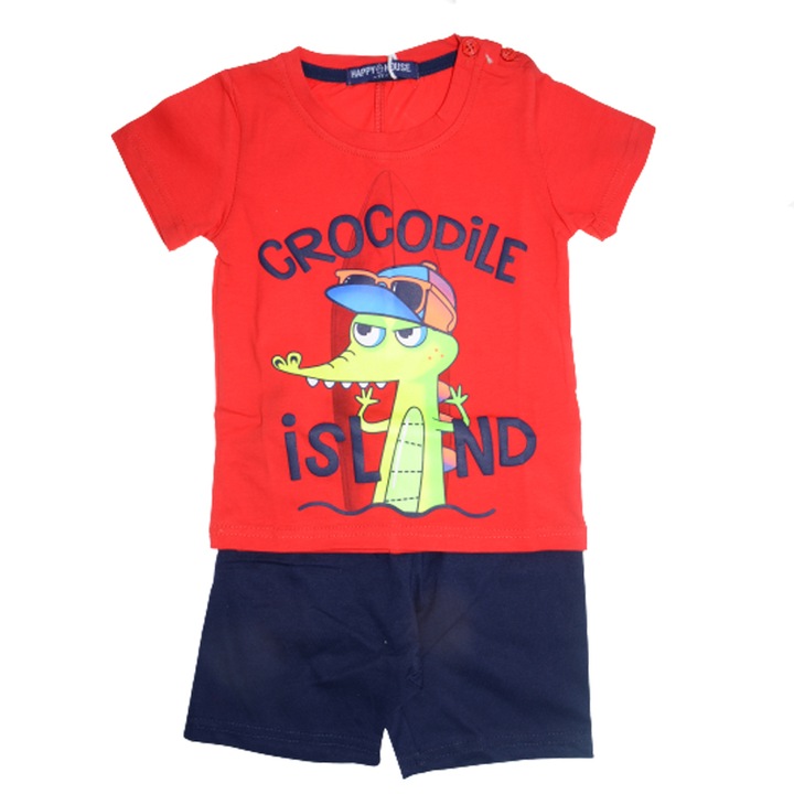Compleu din doua piese pentru baieti Happy House QQ-618A-92, Rosu 79185