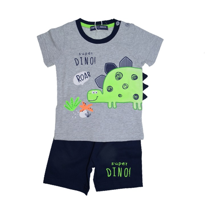 Compleu din doua piese pentru baieti Happy House QQ-619A-86, Gri 79157