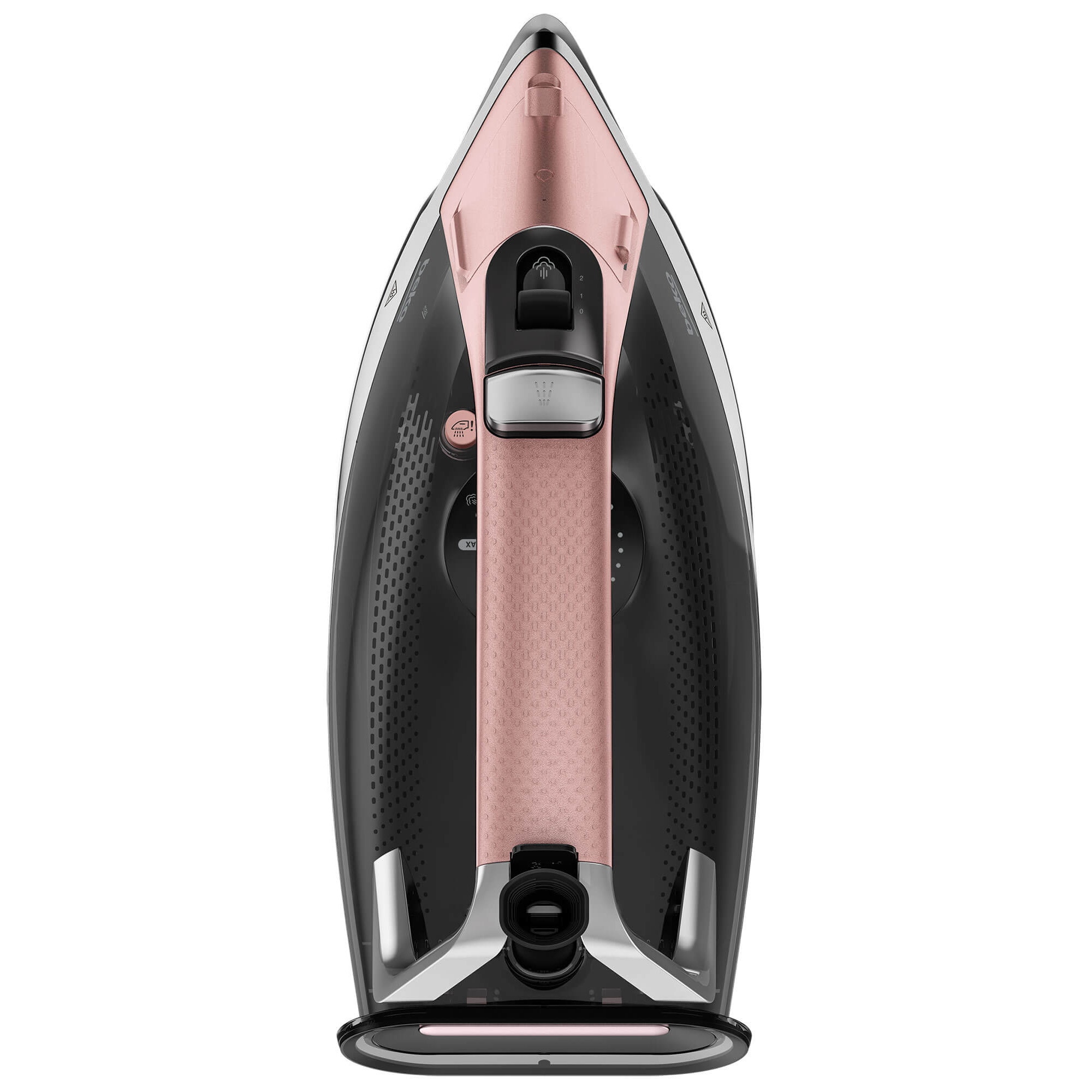 Fier de Calcat BEKO SIM8130P, 3000W, 270g/min, 350ml, talpa Soft Glide, Negru-Roz