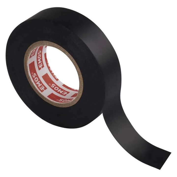 Изолационна лента, Emos, 19mm, 20m, Черен