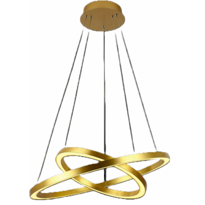 LED полилей Lightex TEA, 60W, 2700K, 4200lm, 600x1200мм, Златист