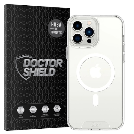 Husa de Protectie, Compatibila cu Apple iPhone 12 Pro Max, Doctor Shield, MagSafe