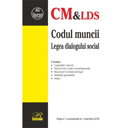 Codul Muncii Legea Dialogului Social Emag Ro
