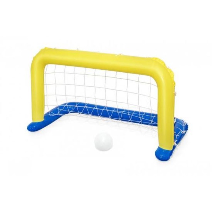 Poarta gonflabila cu minge pentru piscina, perfecta pentru jocuri acvatice, 142x76 cm