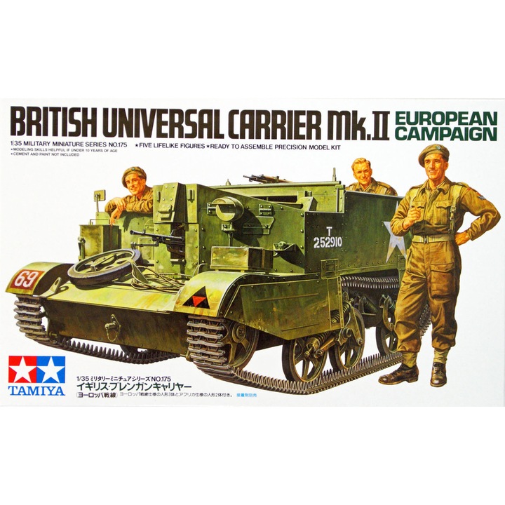 Tamiya makettszett British Universal Carrier Mk.II European Campaign 1:35 (300035175)