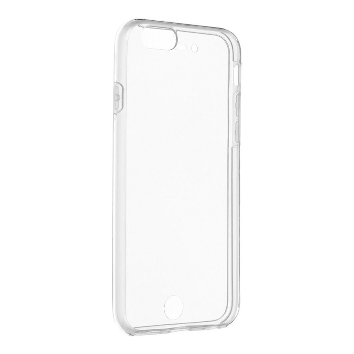 Husa 360 Full Cover PC, TPU pentru Iphone 6 / 6S, transparenta