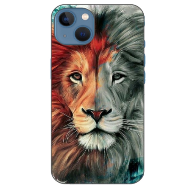 Протектор Atlas, за Apple iPhone 13, Модел 3, Многоцветен