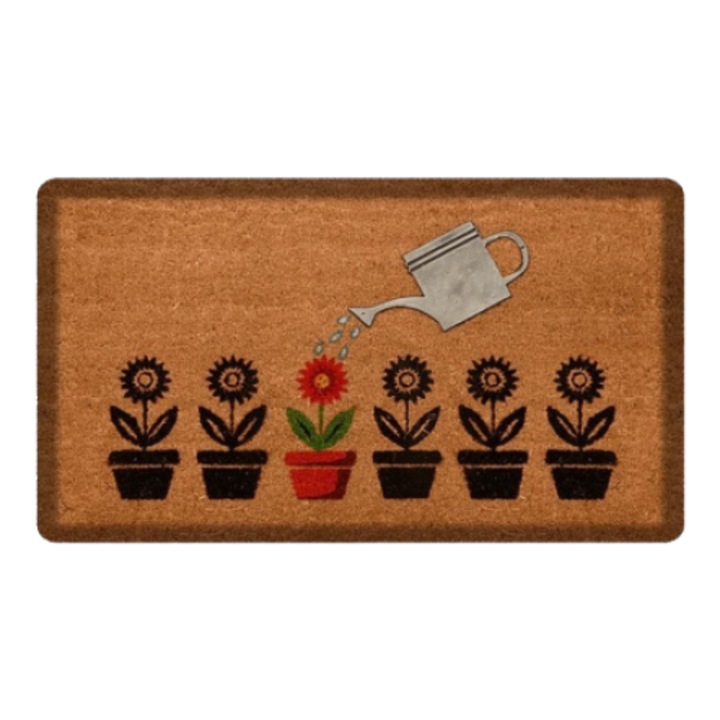 Lábtörlő, 45x65cm, Virágok