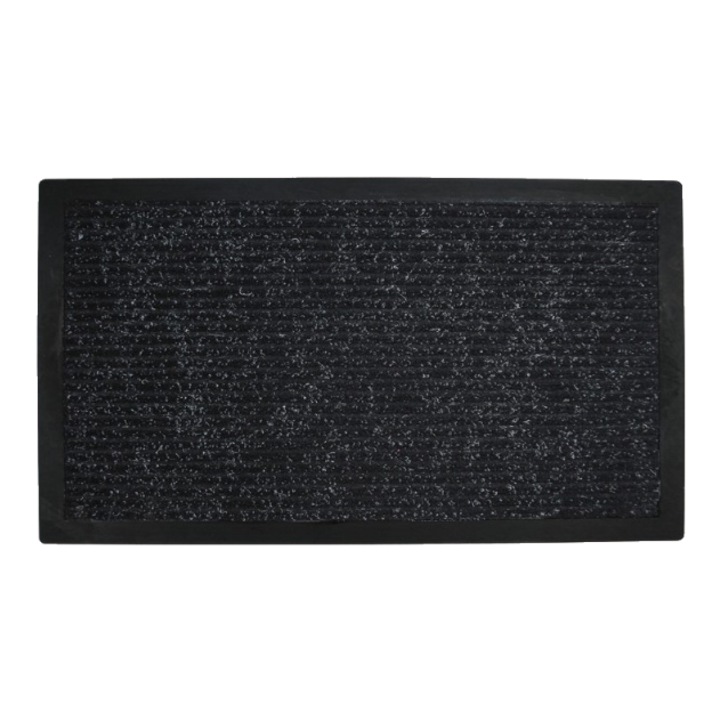 Bejárati szőnyeg, 45x65 cm, fekete