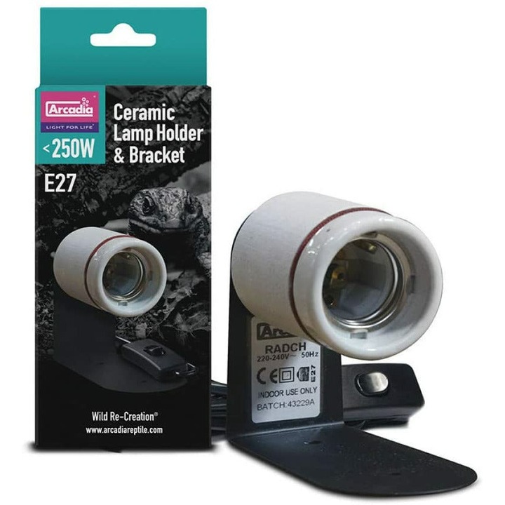 Suport de lampa, Arcadia Ceramic Lamp Holder Bracket E27