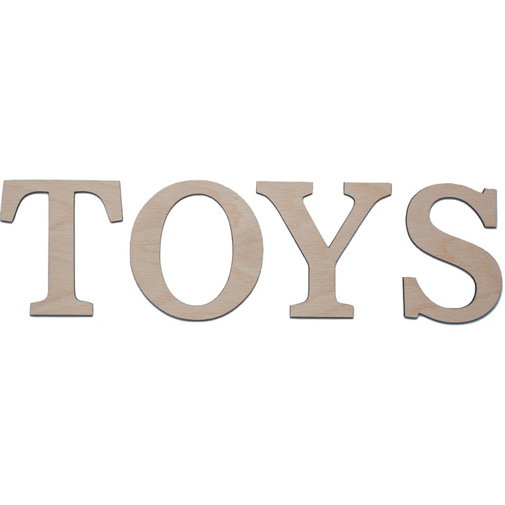 Accesorii decorative - Litere din lemn pentru Camera Copilului, TOYS HH1568, 36x10 cm