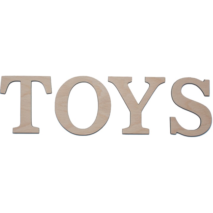 Декоративни аксесоари IMK Дървени букви за детската стая, TOYS HH1568, 36x10 см