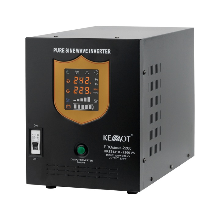 Ups centrale sinus pur 2200va/1600w 12v kemot