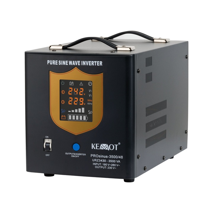 Ups Centrale Sinus Pur 3500va 2400w 48v Kemot, Afisaj Led