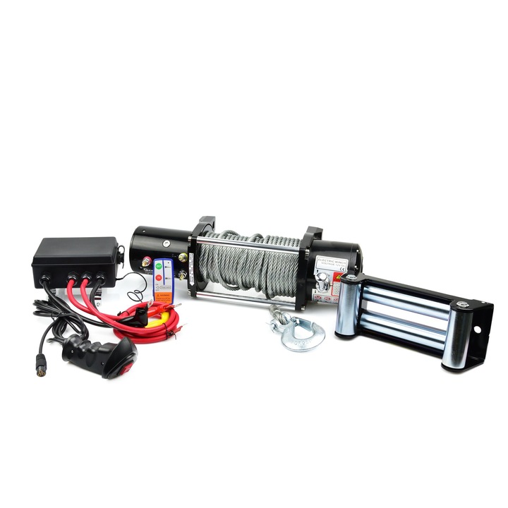 Електрическа лебедка, 12V, 5443 Kg, Geko G81707