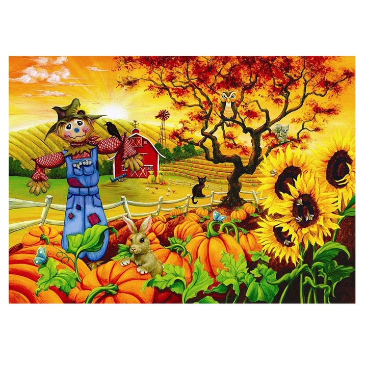 Set de broderie cu diamante 5d 30x40cm, Pictura 5D93, Multicolor