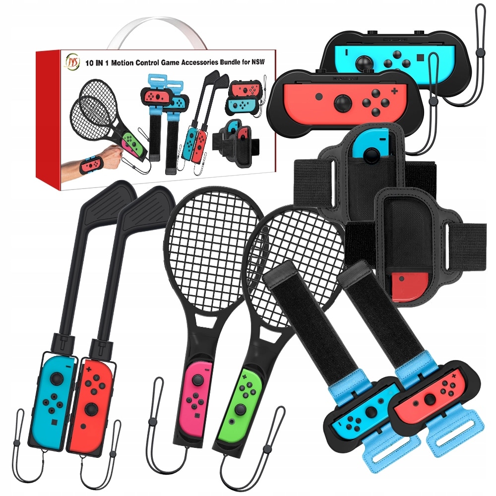 Комплект аксесоари 10 в 1 за Joy-Con Nintendo Switch NS215 - eMAG.bg