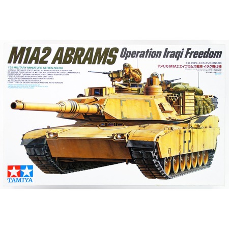 TAMIYA 300035269 Char US M1A2 Abrams Iraqi Freedom - Kit Modélisme 1:35