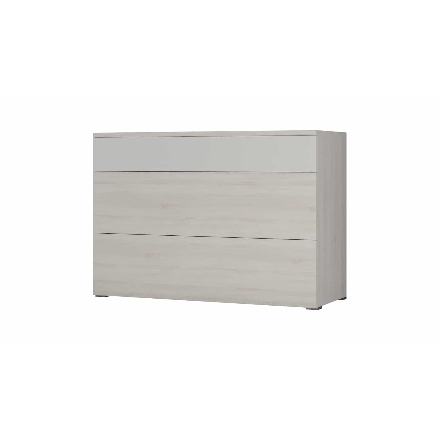 Dormitor Complet Furn 2 160 X 190 Cm Pat Dulap 2 Noptiere Comoda Somiera Si Saltea Emagro 