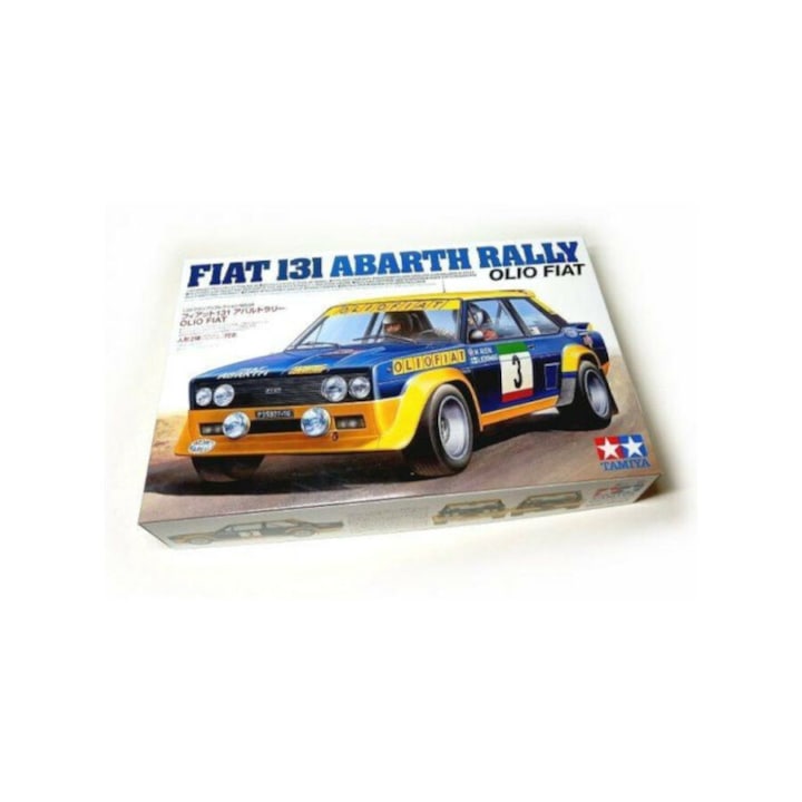 Tamiya Fiat 131 Abarth Rally Olio Fiat autó modell - 1:20