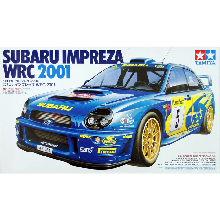 Tamiya makettszett Subaru Impreza WRC 2001 1:24 (300024240)