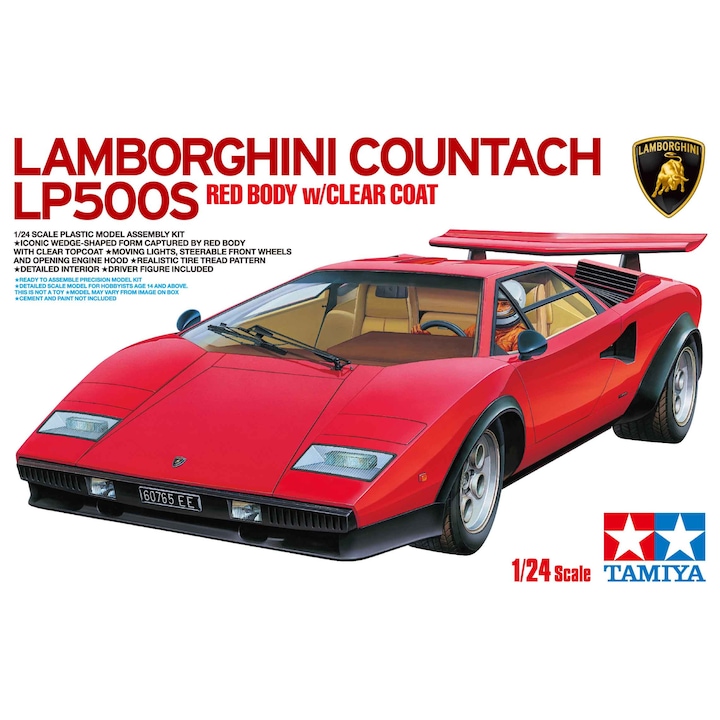 Tamiya makettszett Lamborghini Countach LP500S 1:24 (300025419)