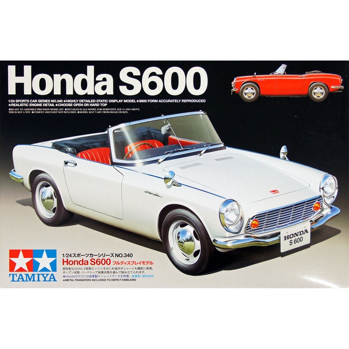 Tamiya makettszett Honda S600 1:24 (300024340)