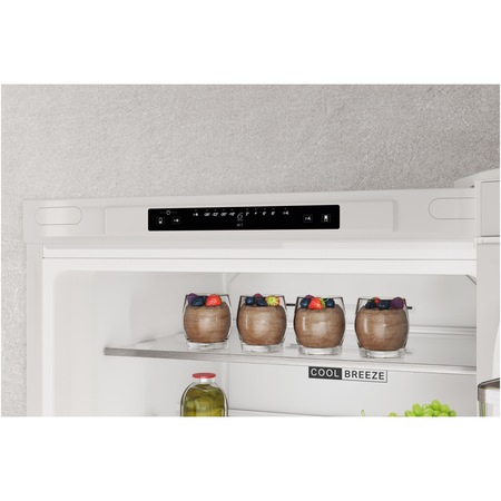 Combina frigorifica Whirlpool W7X93AW, 367 l, Clasa D, Total No Frost, Tehnologia 6TH Sense, Alarma usa, Iluminare LED, H 202.7 cm, Alb