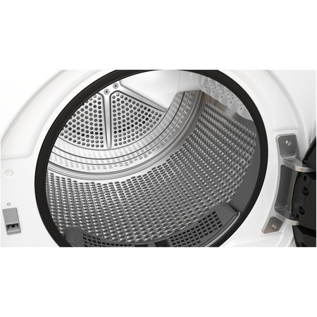 Uscator rufe Whirlpool Supreme Silence W6D84WBEE, Pompa de caldura, 8 kg, Clasa A+++, FreshCare+, Tehnologia al 6-lea Simt, Display LCD, Alb