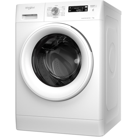 Masina de spalat rufe Whirlpool FreshCare+ FFS7458WEE, 7 kg, 1400 rpm, Clasa B,Tehnologia al 6-lea Simt, Motor Inverter, Alb