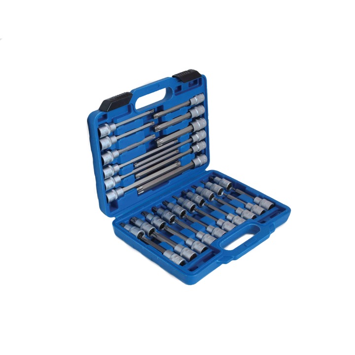 Trusa biti si imbusuri 1/2 " 32 elemente, Satra T20, T25, T27, T30, T40, T45, T50, T55, T60, T70