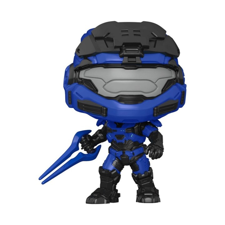 Ábra - Halo - Spartan Mark VB energiakarddal, kék, 9,5 cm