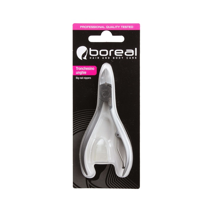 Cleste unghii Boreal profesional pentru taiat unghii, otel inoxidabil