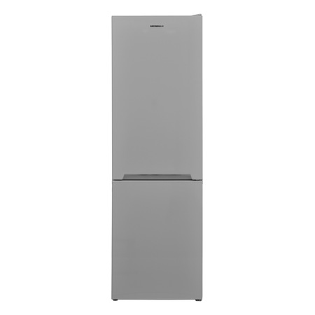 Combina frigorifica Heinner HCNF-V291SF+, 294 l, Clasa F, Total No Frost, H 186 cm, Argintiu