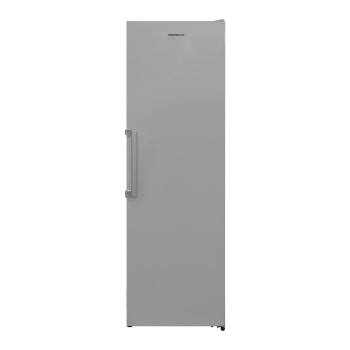 Хладилник с 1 врата Heinner HF-V401NFSF+, 389 л, Клас F, Full No frost, LED светлина, H 186 см, Сребрист