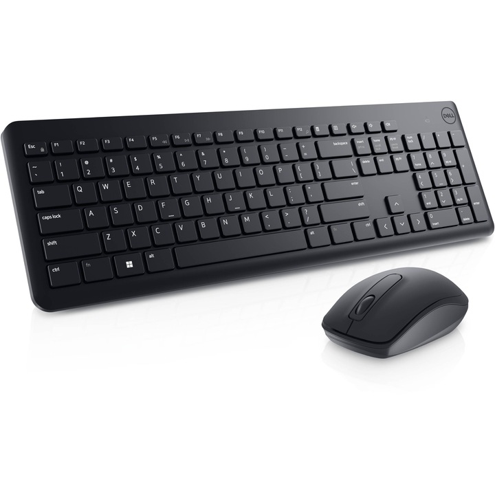 Безжичен комплект Dell KM3322W, Черен, USB