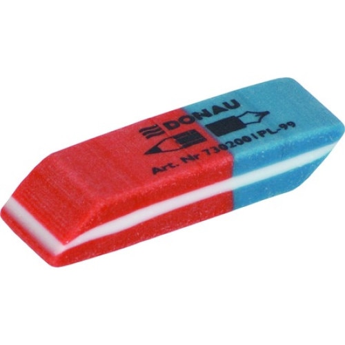 Radiera bicolora, DONAU, mica, cauciuc