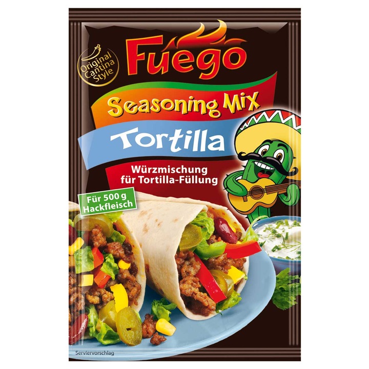 Mix Condimente pentru tortilla, Fuego, plic 30g