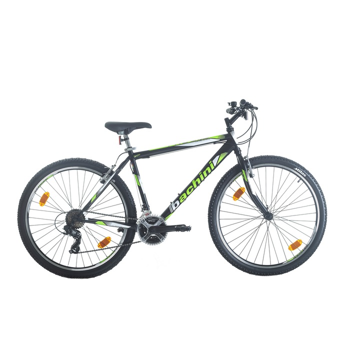 Градски велосипед BACHINI PRO 27.5", Черен/Зелен